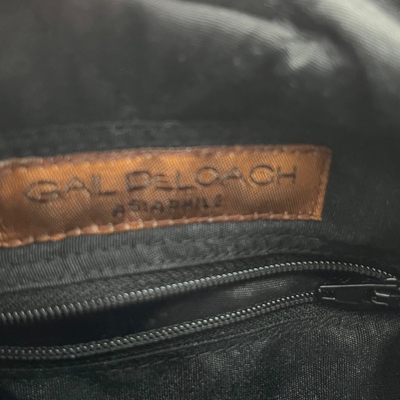 Gail DeLoach Asiaphile Woven Gator Brown Rattan Handbag Purse Clutch Vintage - Picture 10 of 13